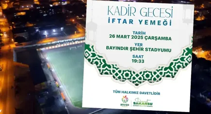Sakarsu’dan Kadir Gecesi daveti