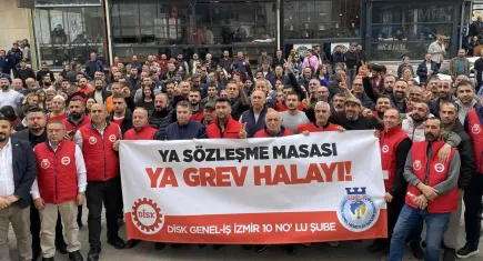 Çiğli Belediyesi işçileri grev kararını astı