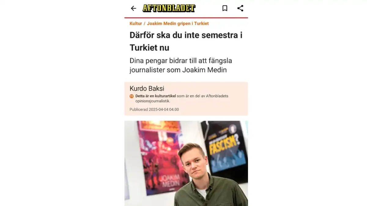 İsveç Basınından Türkiye’ye Boykot Çağrısı: Aftonbladet’e Tepkiler Çığ Gibi Büyüyor
