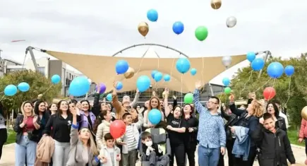 Doruk’un umut balonları gökyüzüne uçtu