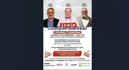 3 profesör o zirve ile İzmir’e geliyor