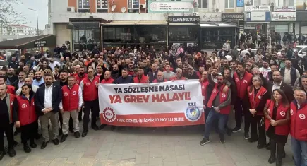 Çiğli’de grev sonrası belirsizlik sürüyor: İşçilerin bir kısmı TİS’e rağmen grevi sürdürüyor