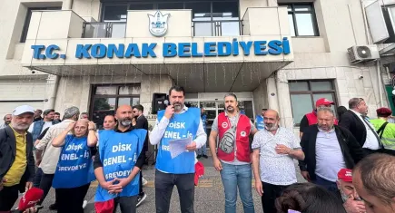 Konak’ta işçilerden SODEMSEN’e mesaj: Müzakereye açığız