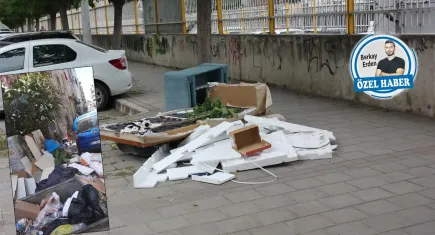 Döküm alanı doldu, molozlar mahallelerde kaldı