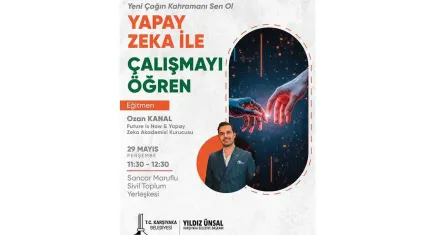 Karşıyaka Belediyesi’nden Yapay Zeka ile Çalışmayı Öğren eğitimi