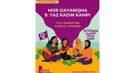 Mor Dayanışma’dan 9. Yaz Kadın Kampı 