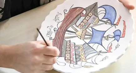 Bademler Sanat Köyü’nde yetişkinlere özel Çini Boyama Atölyesi düzenlenecek