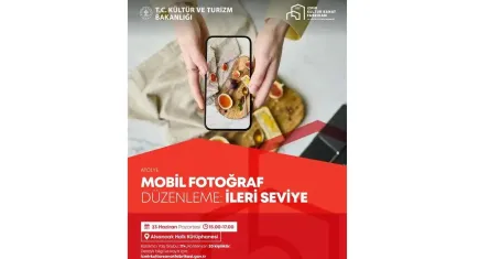 Mobil fotoğraf tutkunlarına özel atölye: ‘İleri Seviye Düzenleme’ eğitimi Alsancak’ta