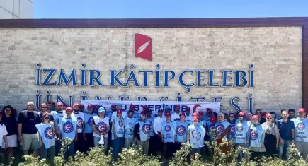 İKÇÜ emekçileri iş bıraktı: Geçinemeyenlerin isyanı