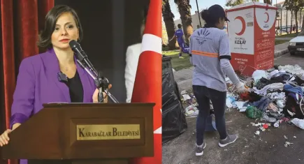 Bahar Mahallesi’ndeki çöp yığınına tepki gösteren Kınay’dan duyarlılık çağrısı