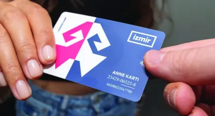  İzmir’de Anne Kartla 500 bin yolculuk gerçekleşti