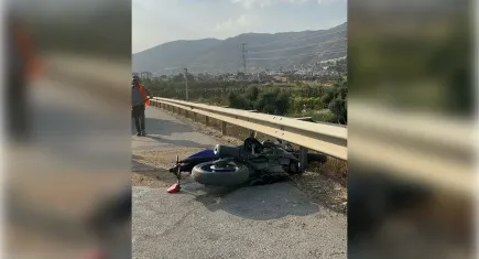 İzmir haber: Motosiklet sürücüsü kazada hayatını kaybetti