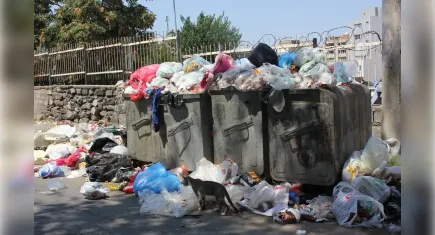 Konak’ta çöpler doldu taştı: Vatandaş kokudan şikayetçi