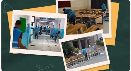 Okulların bakım ve onarımı denetimli serbestlik yükümlüleri tarafından yapıldı