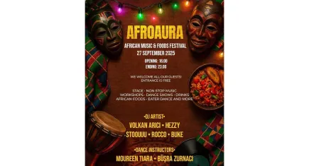 DJ performansları, dans atölyeleri, Afrika mutfağı: AfroAura Festivali sizlerle