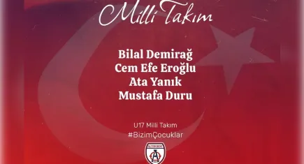 Altınordu’dan milli takıma 4 genç yıldız