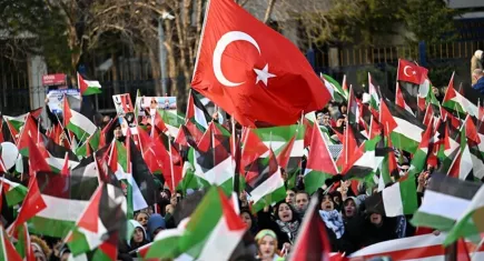 Gazze İçin Ankara’da büyük yürüyüş: İnsanlık dramına sessiz kalmayın