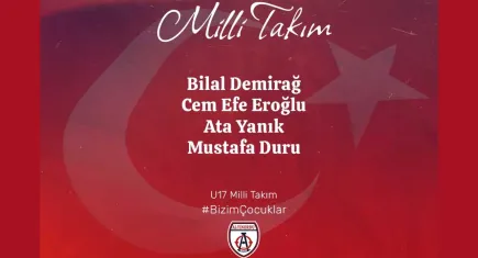 Altınordu’dan 4 ÖKS oyuncusu U17 milli takım kadrosunda