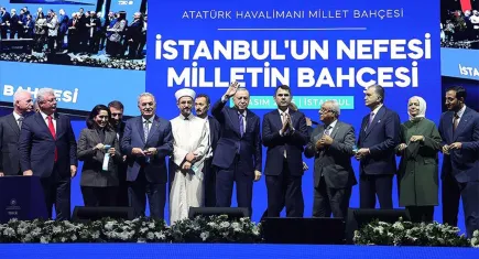 Cumhurbaşkanı Erdoğan’dan Atatürk Havalimanı Millet Bahçesi paylaşımı