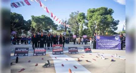 Bornova’da kadınlardan 25 Kasım buluşması