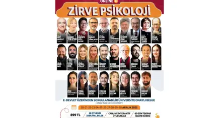 Psikoloji dünyasının önde gelen isimleri bu seminerde