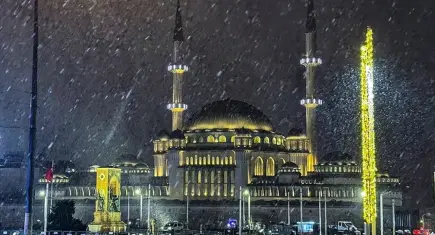 İstanbul'da kar yağışı başladı