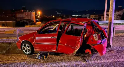 Manisa’da trafik kazası: Baba ve 5 yaşındaki çocuk hayatını kaybetti