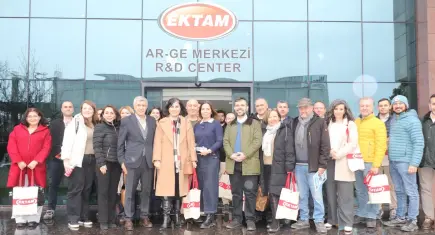 Sanayiciler, teknik geziyle Ektam Makine tesislerini keşfetti