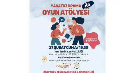 Özel Sektör Öğretmenleri Sendikası’ndan Yaratıcı Drama Atölyesi