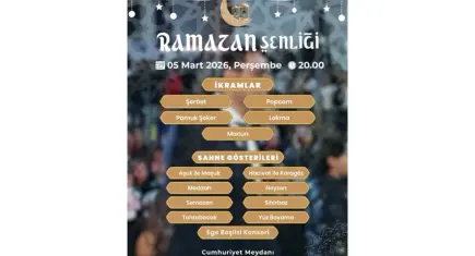 Balçova’da Ramazan Şenliği düzenlenecek