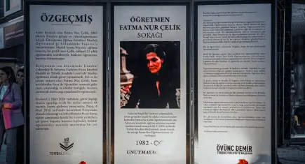 Torbalı’da Fatma Nur Çelik’in adı sokağa verildi