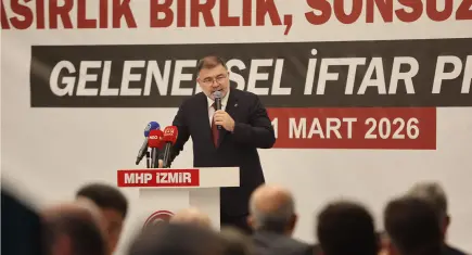 AK Parti İzmir İl Başkanı Saygılı, MHP iftarında konuştu: İzmir’in ve İzmirlinin hakkını savunacağız