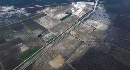 Bursa’daki sağanak nedeniyle Gürsu Ovası sular altında kaldı