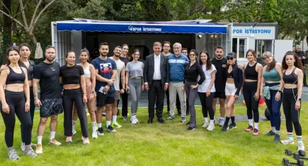 Ücretsiz spor istasyonlarının dördüncüsü Kültürpark’ta açıldı