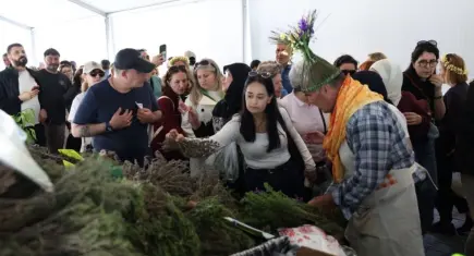 15. Uluslararası Alaçatı Ot Festivali’ne yoğun ilgi