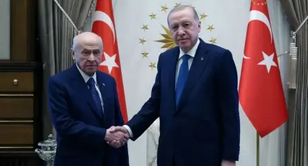 Cumhurbaşkanı Erdoğan ile Bahçeli'nin Beştepe zirvesi sona erdi