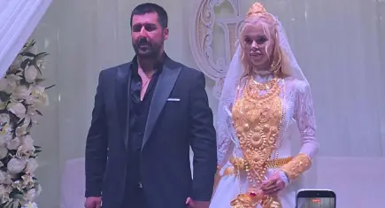 Vanlı Kara Haydar’ın düğününde Çağla Öz'e takılan 97 altının 76’sı sahte çıktı