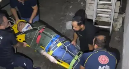 Adıyaman’da inşaatta bekçilik yapan 63 yaşındaki adam merdiven boşluğuna düştü