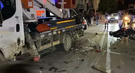 İnegöl'de feci kaza: 1 ölü, 1 ağır yaralı