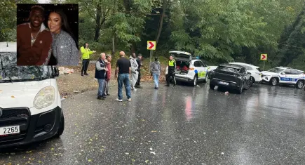 Osimhen’in 8 aylık hamile sevgilisi kaza yaptı! 3 araç birbirine girdi