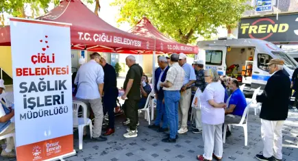 Çiğli Belediyesinden vatandaşlara ücretsiz sağlık taraması