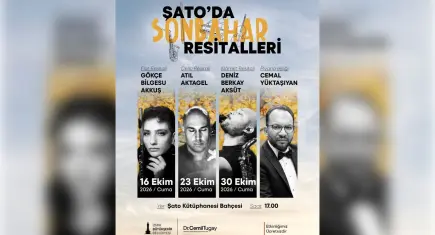 Şato kütüphanesi bahçesinde sonbahar konserleri başlıyor