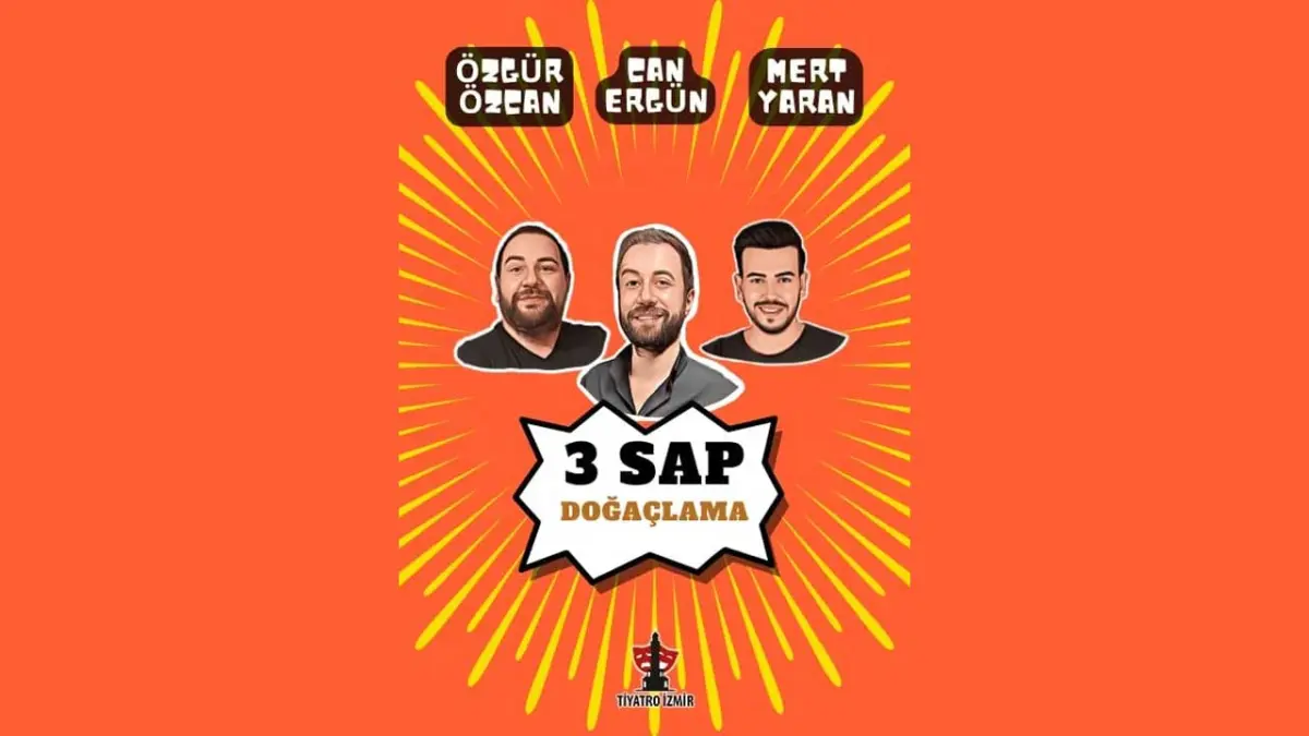3 Sap Doğaçlama İzmir’de kahkaha dolu bir gösteri sunacak