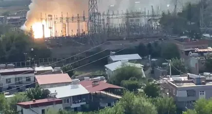 Diyarbakır’da ana trafo merkezinde yangın ve patlamalar: Elektrik kesintisi yaşandı