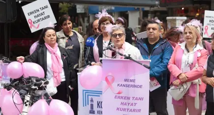 Konak’ta meme kanserine karşı farkındalık buluşması
